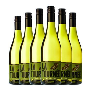 Ferraton Père Vino Blanco La Tournée Blanc Côtes 75 Cl 12.5% Vol. (pack De 6 Unidades)