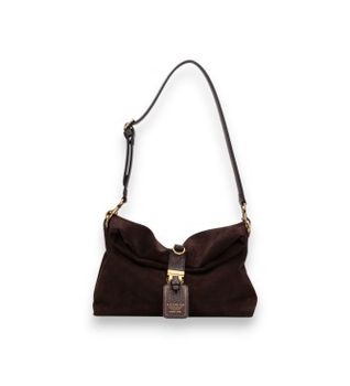 Hispanitas para mujer. BI264948 Bolso de Hombro marrón oscuro (OSFA), Casual, Poliuretano