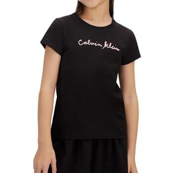 Calvin Klein Jeans Tops y Camisetas Script Logo para niña