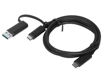 Lenovo Cable híbrido USB-C con USB-A de Lenovo