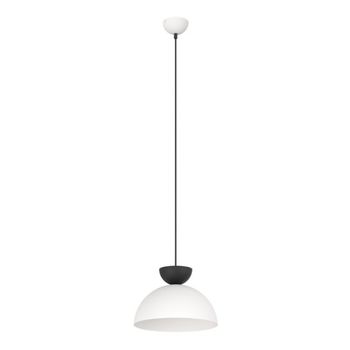 Lámpara colgante varel s blanco+negro