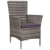 set mesa y sillas bistro jardin 3 uds  set de muebles de jardin ratan sintetico marron