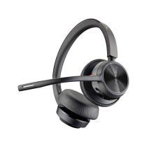 Auriculares poly inalambrico voyager 4320 stereo usb-a bt700 + adaptador bt700a +soporte de carga