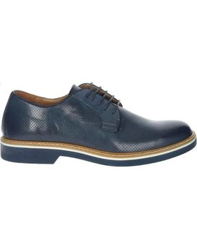 de IMAC ZAPATO CASUAL PIEL AZUL 28261-009 BLU-BLU VITELLO ALFA MAIALINO FODERA PELLE