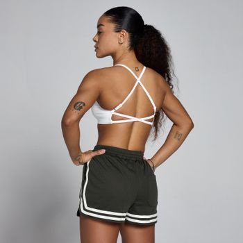 Sujetador deportivo sin costuras con tirantes Lift para mujer de MP - Blanco - XL