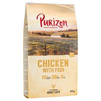 purizon adult grain-free chicken with fish - economy pack 2 x 65kg