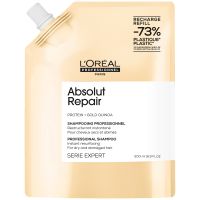 loreal professionnel absolut repair shampoo refill pack 500ml for dry and damaged hair