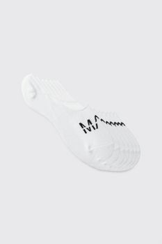 Pack De 7 Pares De Calcetines Invisibles Man, Blanco