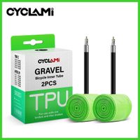 2 uds cyclami ultraligero carretera mtb 29 bicicleta tpu tubo interior neumatico valvula francesa 45mm para grava 700c 32c 35c 37c 40c 47c super ligero
