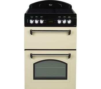 LEISURE CLA60CEC 60 cm Electric Ceramic Cooker - Cream & Black, Cream