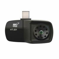 camara termografica infrarroja hti ht-201 para moviles android usb-c  resolucion 320x240  alta precision  detector portatil de temperatura sin bateria