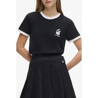 karl lagerfeld tops y camisetas b3w17092 ikon choupette tshirt para mujer