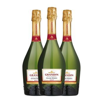 Henri Grandin Brut Crémant Gran Reserva 75 Cl 12% Vol. (pack De 3 Unidades)