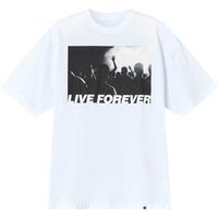 pretty green camiseta live forever para hombre