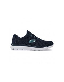 Zapatillas Skechers Summits-Quick Lapse Mujer Navy Mesh/ White Trim