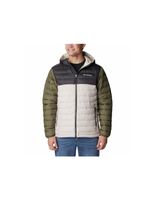 chaqueta de montana columbia powder liter hooded beige green hombre