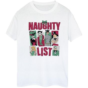 Dessins Animés Camiseta Naughty List para mujer
