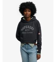 superdry para mujer w2012452a sudadera con capucha athletic essentials relax hood marino m casual algodon