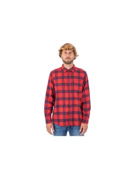 Camisa Hurley Portland Organic Rojo Hombre