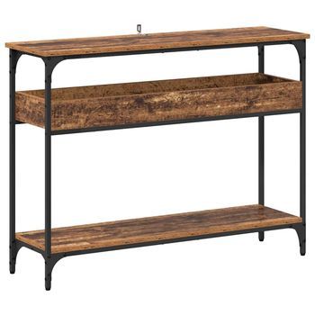 Mesa Consola Madera Vieja 100 X 29 X 75 Cm Madera De Ingeniería Vidaxl
