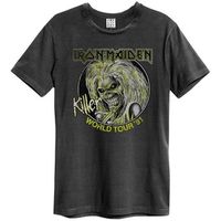 amplified clothing camiseta killer world tour 81 para mujer