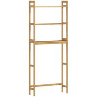 estanteria sobre inodoro 68x20x165 cm madera natural