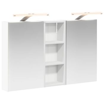 Juego De Muebles De Baño Con Estante 3 Pcs 80 X 10,5 X 50 Cm Vidaxl