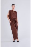 pantalon con cintura elastica y tejido fruncido expressed xs
