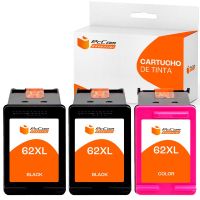 pccom essential hp 62xl cartucho tinta compatible negrotricolor pack 3