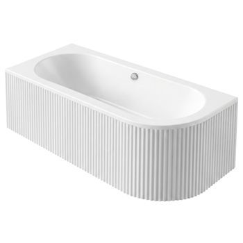 Bañera De Esquina Orion Stripe White 170 Left