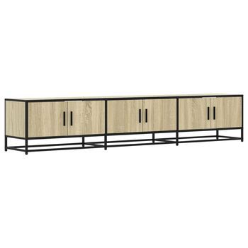 Mueble Para Tv | Mueble De Salón | Gabinete De Tv Madera De Ingeniería Roble Sonoma 210x35x41 Cm