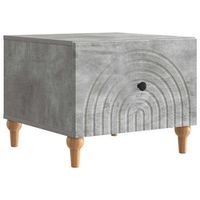 mesa de cafe gris hormigon 49 x 50 x 40 cm madera de ingenieria vidaxl