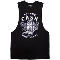 johnny cash camiseta tirantes walk the line para hombre