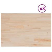 tablero de mesa  tablero escritorio rectangular 3 piezas madera de pino 80x53x17 cm