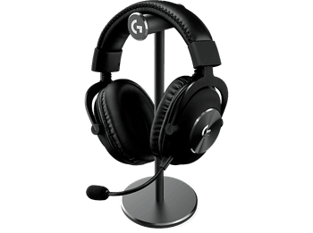 Auriculares gaming - Logitech G PRO X + HS STAND, Con cable, Micrófono BLUE VO!CE, Reducción de ruido, DTS HEADPHONE:X 2.0, Transductores 50 mm, Negro