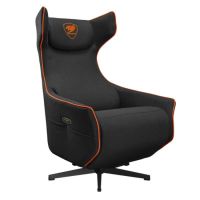 sofa gaming cougar magus asiento acolchado respaldo ajustable negro 150kg