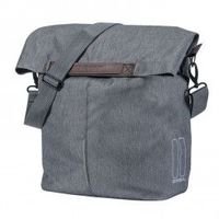 basil bolsa tras  city shopper reflectgris impermeable 14-16l30x18x49manobandoleracierre iman