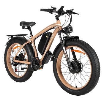 [DIRECTO DE LA UE] BAOLUJIE DP2602 Bicicleta eléctrica 48V 23Ah Batería 1500W*2 Doble motor Velocidad máxima recomendada