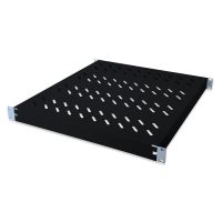 digitus balda con carril de fijacion variable de 500mm a 700mm para armarios de 483mm 19 1u negra
