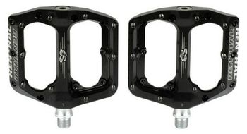 Parde pedales planos renthal revo f 10pasadores negros