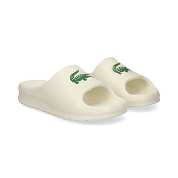 Lacoste Sandalias Planas Mujer - Blanco Talla 6