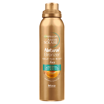 Garnier Ambre Solaire Natural Bronzer Self Tan Mist for Face Intense