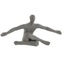 figura resina 57x195x268 persona gris