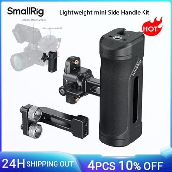 Mini Kit de mango lateral ligero SmallRig con orificios roscados de 1/4 