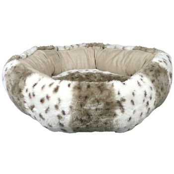 Trixie Plush Cat Bed Leika - Beige - Diameter 50cm