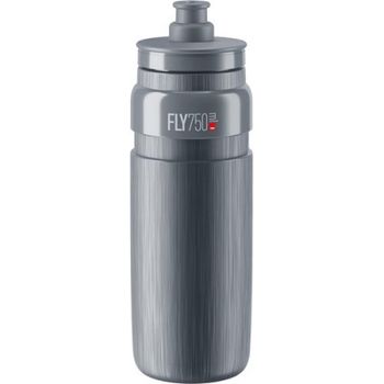 ELITE | Bidón De Ciclismo FLY TEX 750ml -gris - Fly Tex de Elite es el bidón más utilizado por los campeones del WorldTour por su increíble ligereza