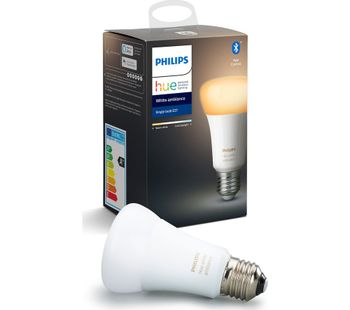 PHILIPS Hue White Ambience Bluetooth LED Bulb - E27, White