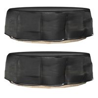 fundas para muebles de jardin 2 uds 10 ojales redonda o236x67cm cfw22081
