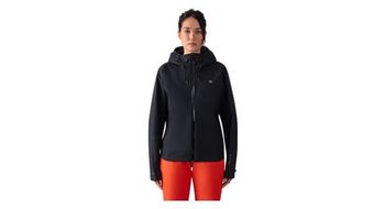 Chaqueta impermeable ayaq skora mujer negro