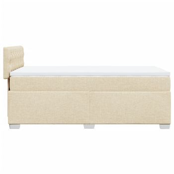 Colchón De Cama (tamaño 100x200 Cm, Tela Beige)